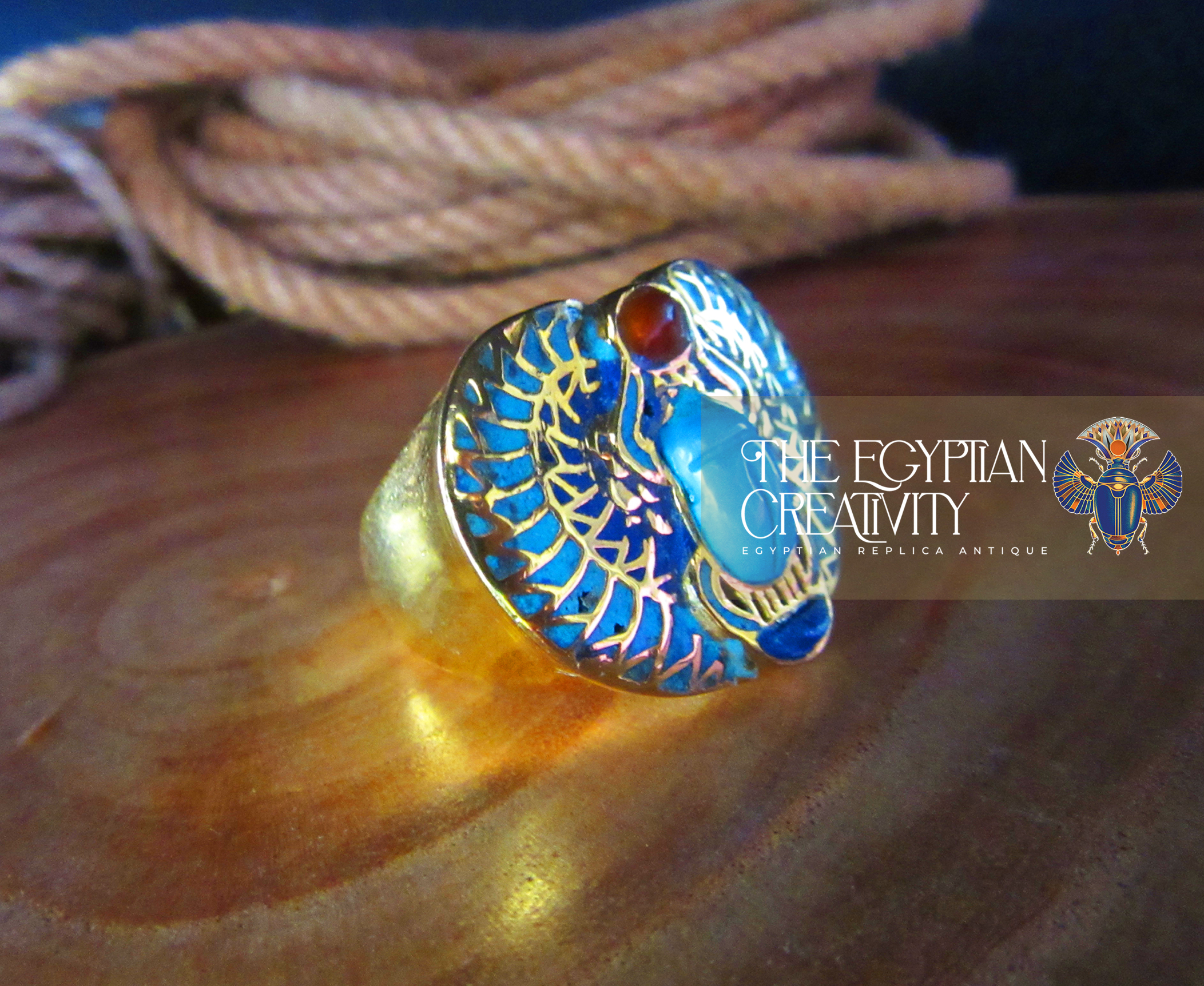 The Ring OF Winged Khepri-Scarb